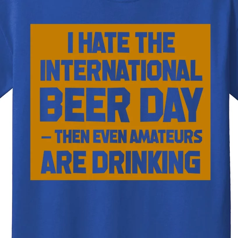 Ing National Beer Day Cute Gift Kids T-Shirt