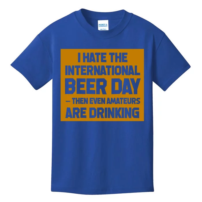 Ing National Beer Day Cute Gift Kids T-Shirt