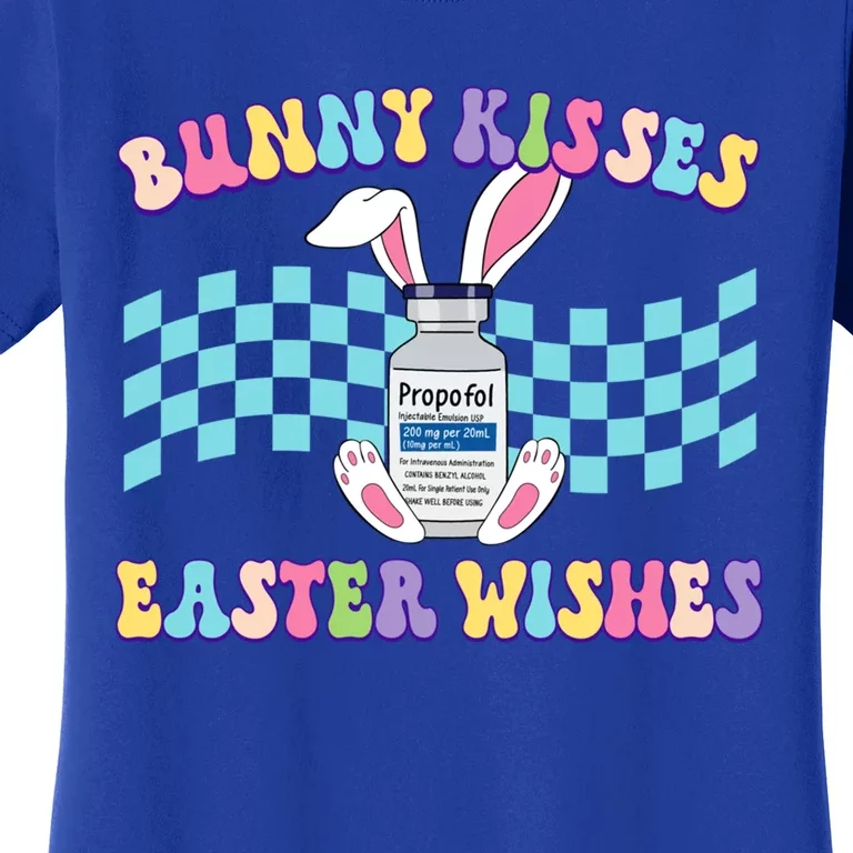 Icu Nurse Bunny Easter Wishes Easter Bunny Spring Gift Women's T-Shirt