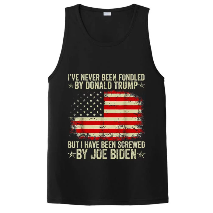 I’Ve Never Been Fondled By Donald Trump Performance Tank