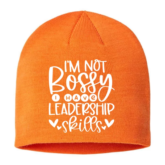 IM Not Bossy I Have Leadership Skills 8 1/2in Sustainable Knit Beanie