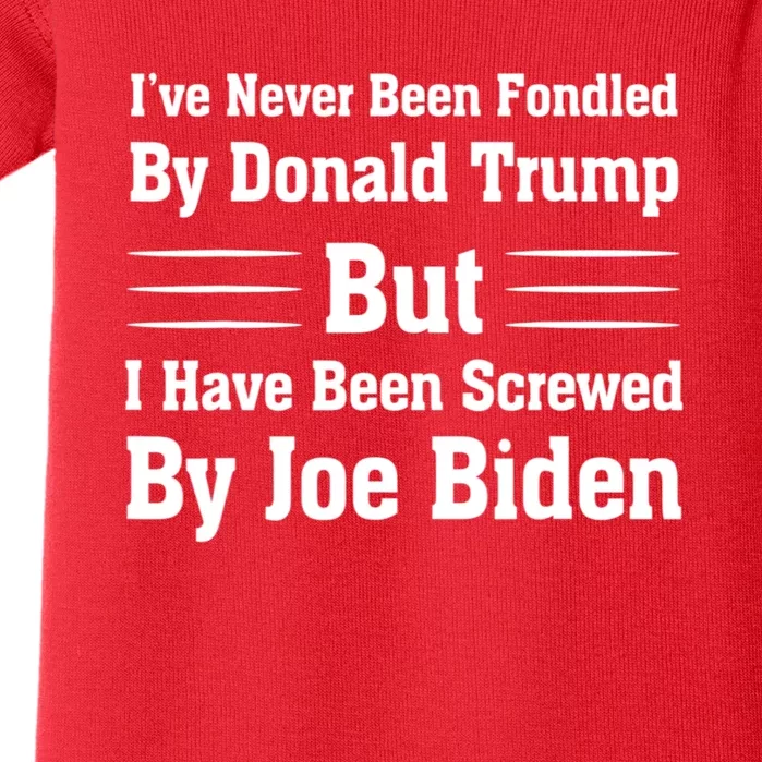 I've Never Been Fondled By Donald Trump But Joe Biden Baby Bodysuit