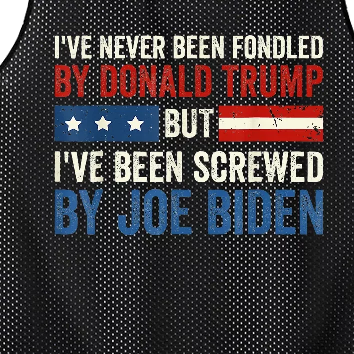 IVe Never Been Fondled By Donald Trump But Joe Biden Mesh Reversible Basketball Jersey Tank