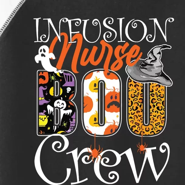 Infusion Nurse Boo Crew Ghost Funny Halloween Nursing Gift Toddler Fine Jersey T-Shirt