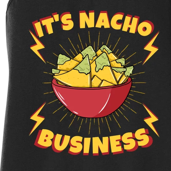 It's Nacho Business Funny Gift Women's Racerback Tank