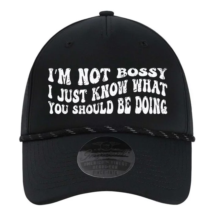 Im Not Bossy I Just Know What You Should Be Doing Funny Performance The Dyno Cap