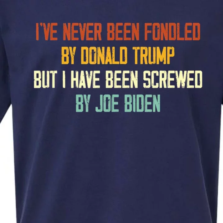 I’ve Never Been Fondled By Donald Trump But Sueded Cloud Jersey T-Shirt