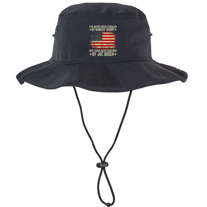 I’Ve Never Been Fondled By Donald Trump But Screwed By Biden Legacy Cool Fit Booney Bucket Hat