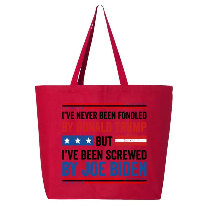 IVe Never Been Fondled By Donald Trump But Joe Biden Gift 25L Jumbo Tote