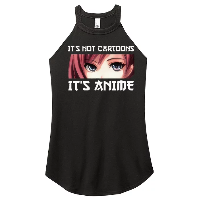 ItS Not Cartoons ItS Anime Women’s Perfect Tri Rocker Tank