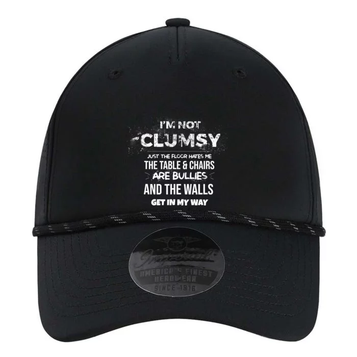 Im Not Clumsy Funny Sayings Sarcastic Men Women Performance The Dyno Cap