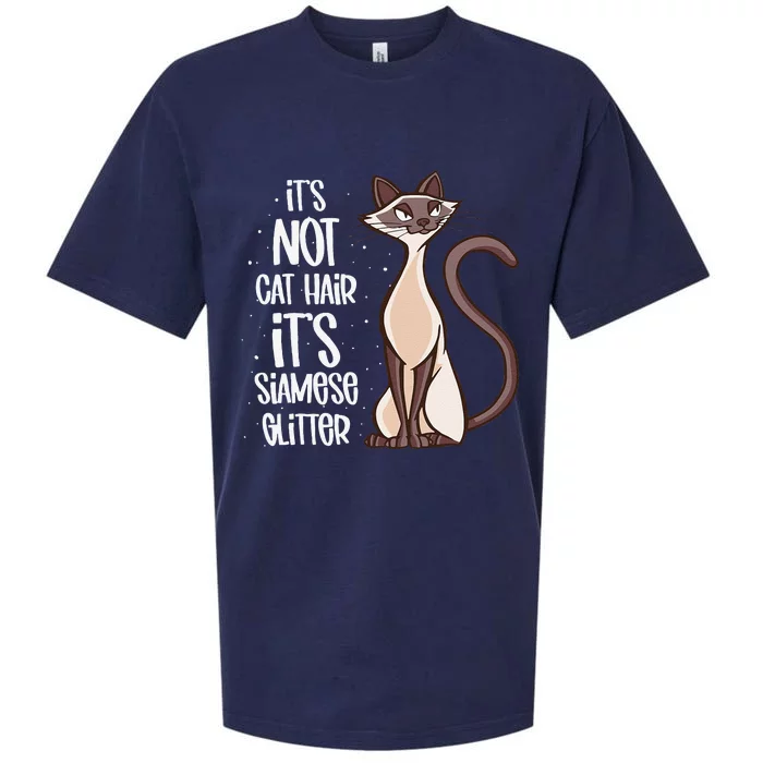 Its Not Cat Hair Its Siamese Siamese Cat Sueded Cloud Jersey T-Shirt