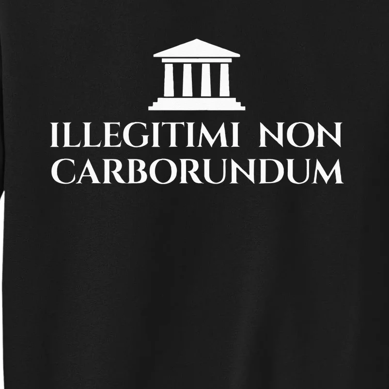 Illegitimi Non Carborundum Funny Dog Latin Phrase Tall Sweatshirt