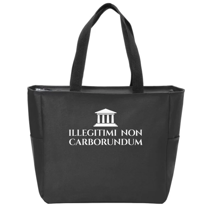 Illegitimi Non Carborundum Funny Dog Latin Phrase Zip Tote Bag