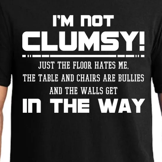 Im Not Clumsy Just The Floor Hates Me Humor Pajama Set