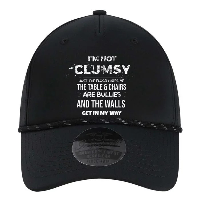 Im Not Clumsy Funny Sayings Sarcastic Men Women Performance The Dyno Cap