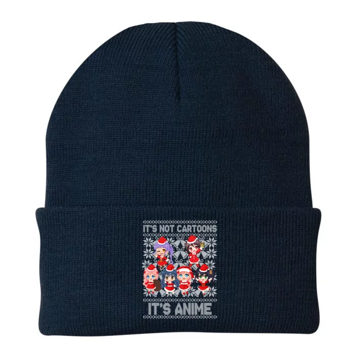 Its Not Cartoons Its Anime Ugly Christmas Knit Cap Winter Beanie