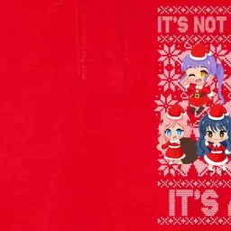 Its Not Cartoons Its Anime Ugly Christmas Softstyle Adult Sport Polo