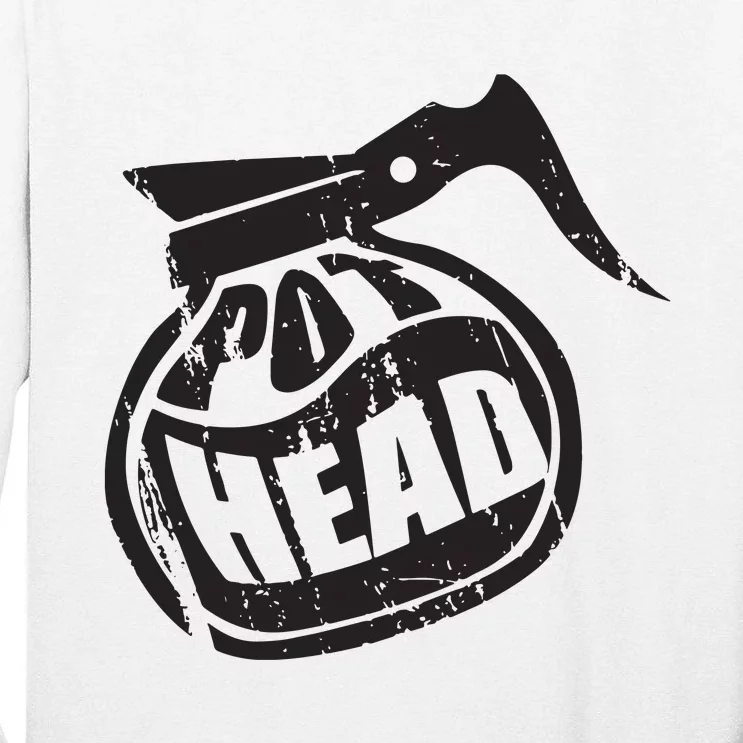 I Need Coffee Pot Head Design For Coffee Lovers Tall Long Sleeve T-Shirt