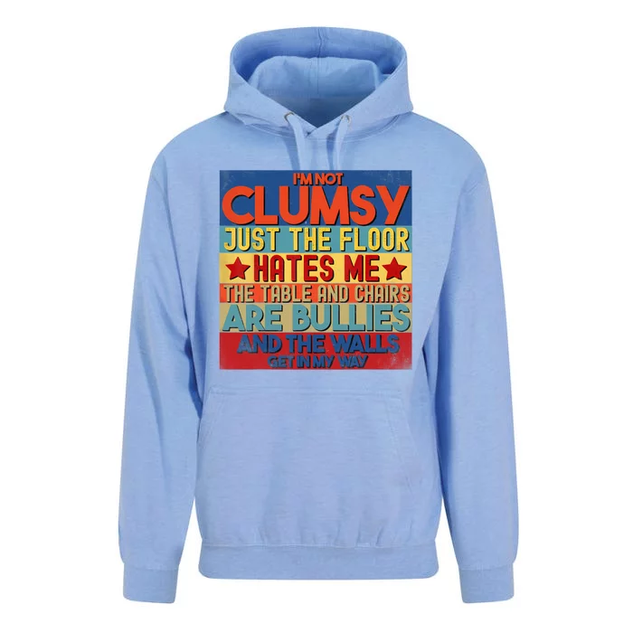 Im Not Clumsy Funny Sayings Sarcastic Men Women Boy Girl Unisex Surf Hoodie