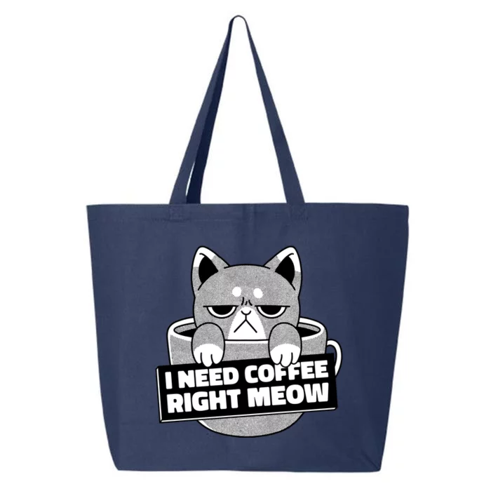 I Need Coffee Right Meow 25L Jumbo Tote