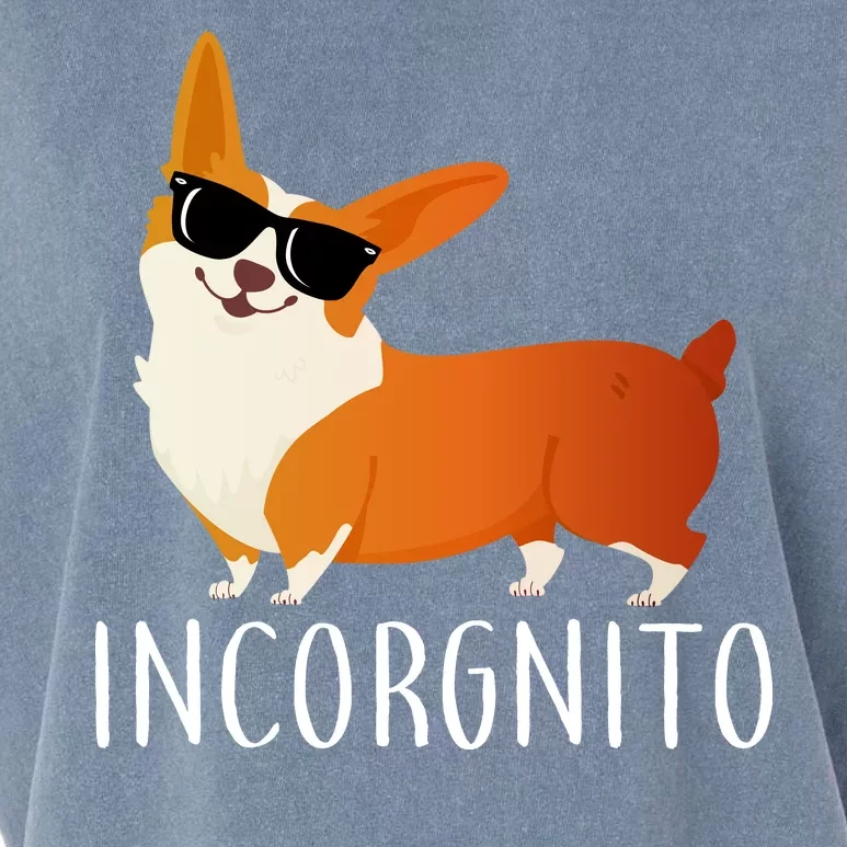 Incorgnito Corgi Dog Garment-Dyed Women's Muscle Tee