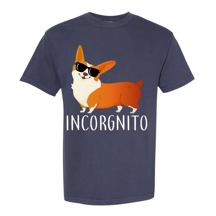 Incorgnito Corgi Dog Garment-Dyed Heavyweight T-Shirt