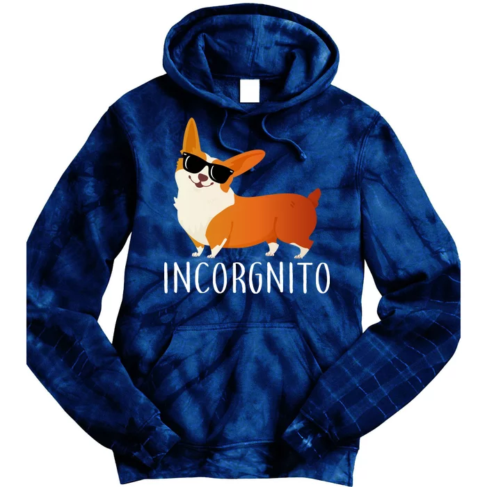 Incorgnito Corgi Dog Tie Dye Hoodie