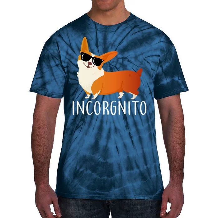 Incorgnito Corgi Dog Tie-Dye T-Shirt