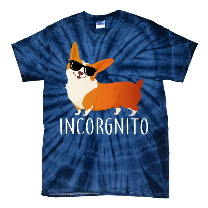 Incorgnito Corgi Dog Tie-Dye T-Shirt