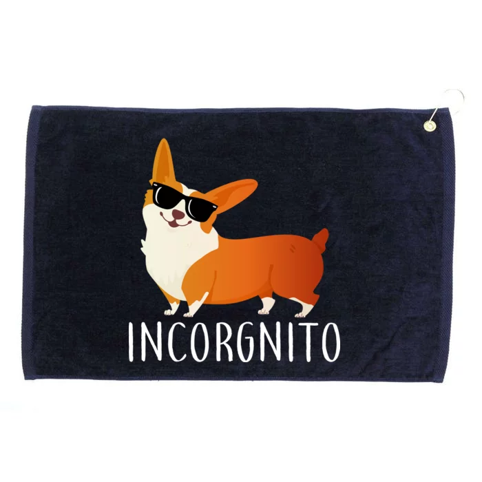 Incorgnito Corgi Dog Grommeted Golf Towel