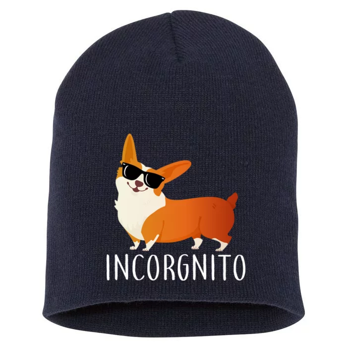 Incorgnito Corgi Dog Short Acrylic Beanie