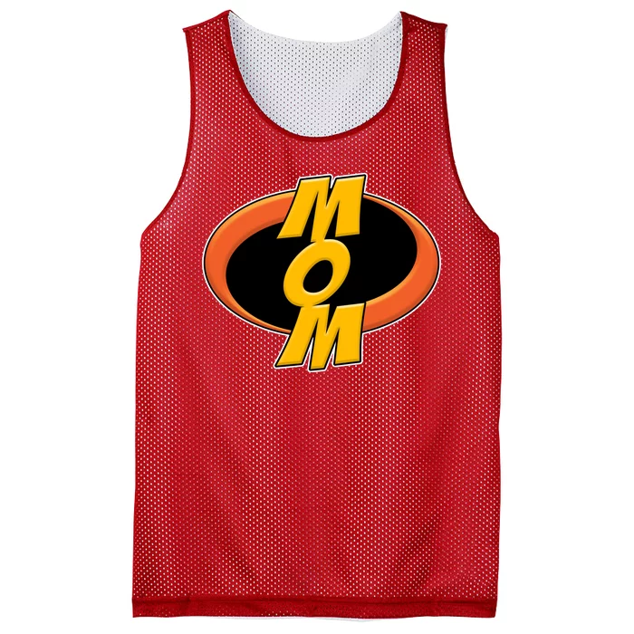 Incredible Mom Family Superhero Mesh Reversible Basketball Jersey Tank