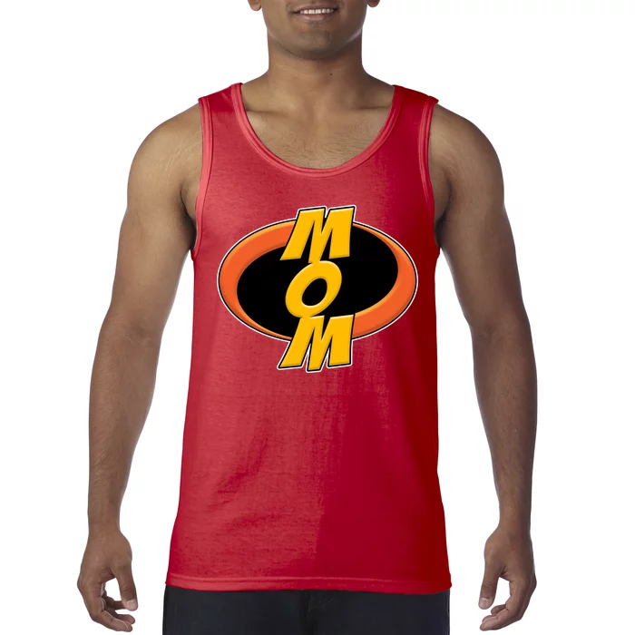 Incredible Mom Family Superhero Tank Top