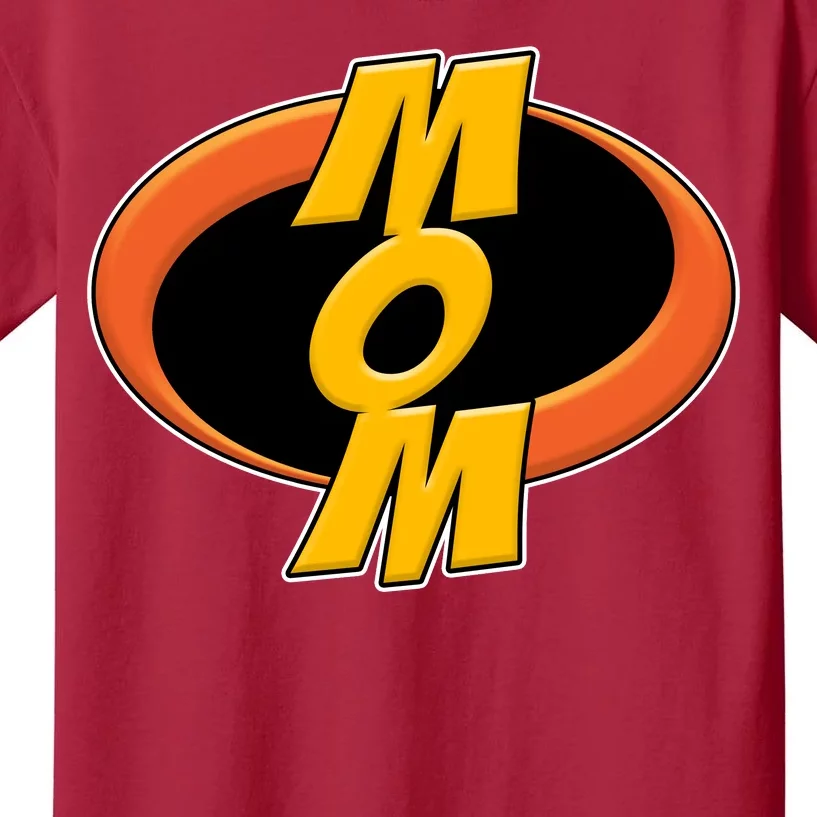 Incredible Mom Family Superhero Kids T-Shirt