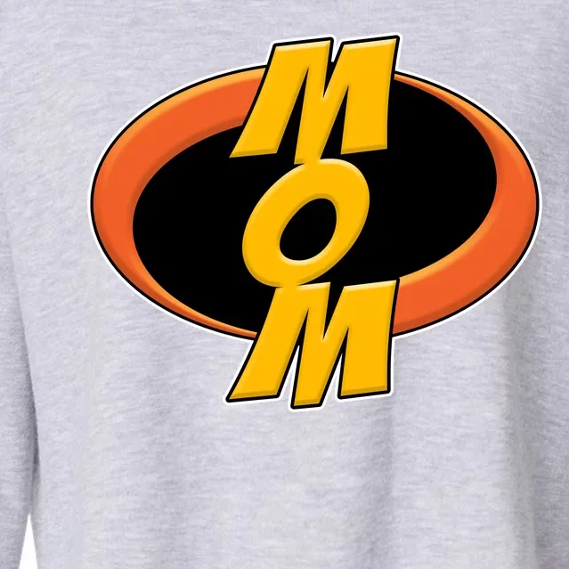 Incredible Mom Family Superhero Cropped Pullover Crew