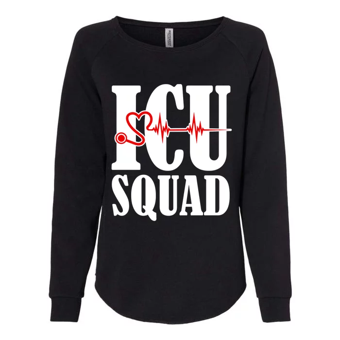 Icu Nurse Designs Icu Squad Gift Womens California Wash Sweatshirt