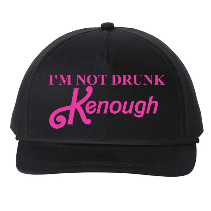 Im Not Drunk Kenough Funny Ken Snapback Five-Panel Rope Hat