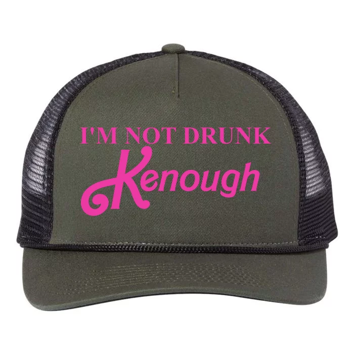 Im Not Drunk Kenough Funny Ken Retro Rope Trucker Hat Cap