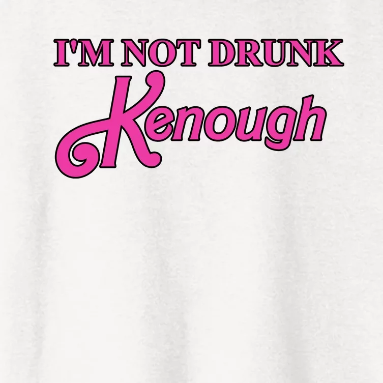 Im Not Drunk Kenough Funny Ken Women's Crop Top Tee