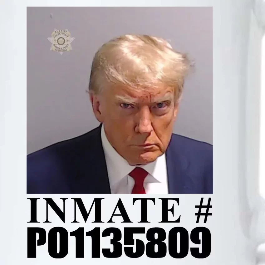 Inmate Number Donald Trump Mugshot Black Color Changing Mug