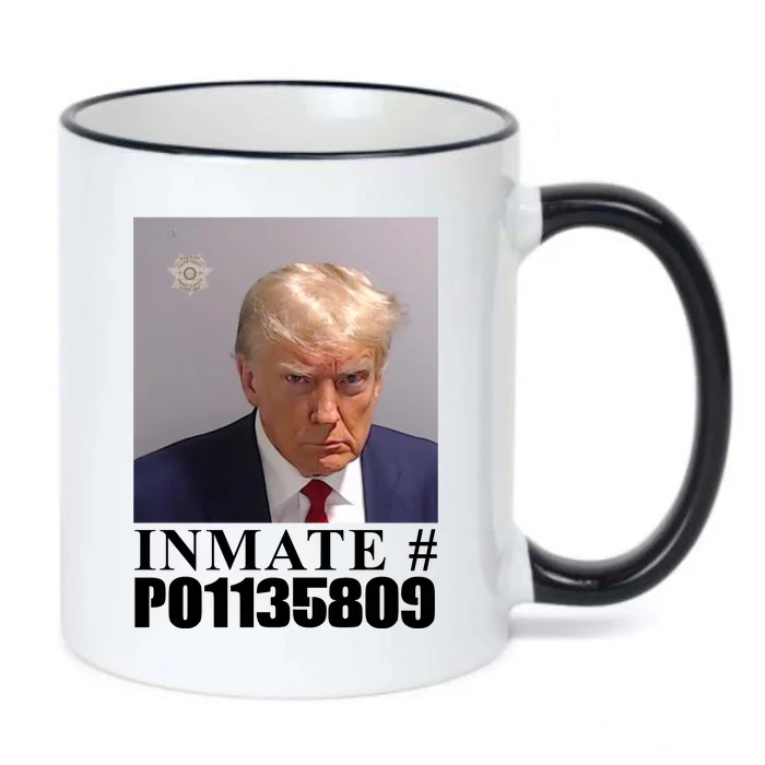 Inmate Number Donald Trump Mugshot Black Color Changing Mug