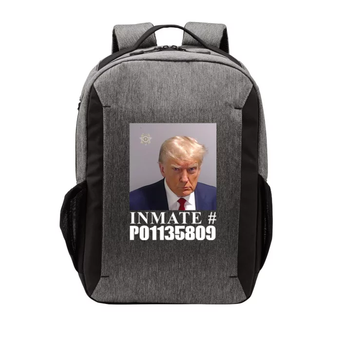 Inmate Number Donald Trump Mugshot Vector Backpack