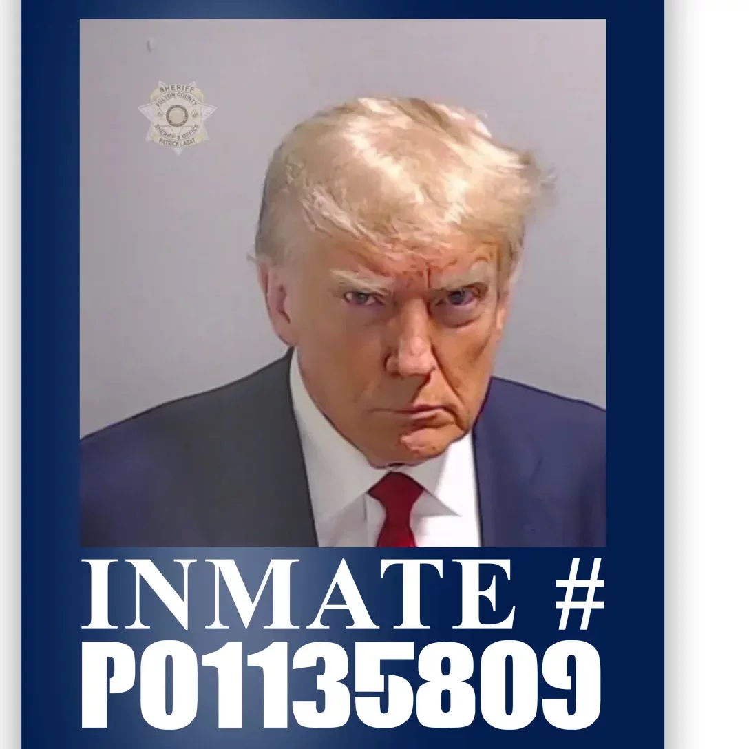 Inmate Number Donald Trump Mugshot Poster | TeeShirtPalace