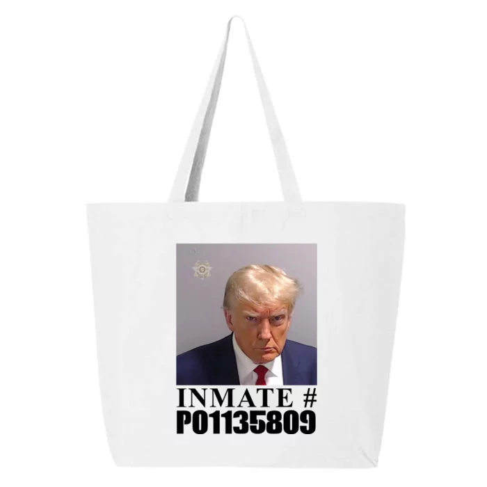 Inmate Number Donald Trump Mugshot 25L Jumbo Tote