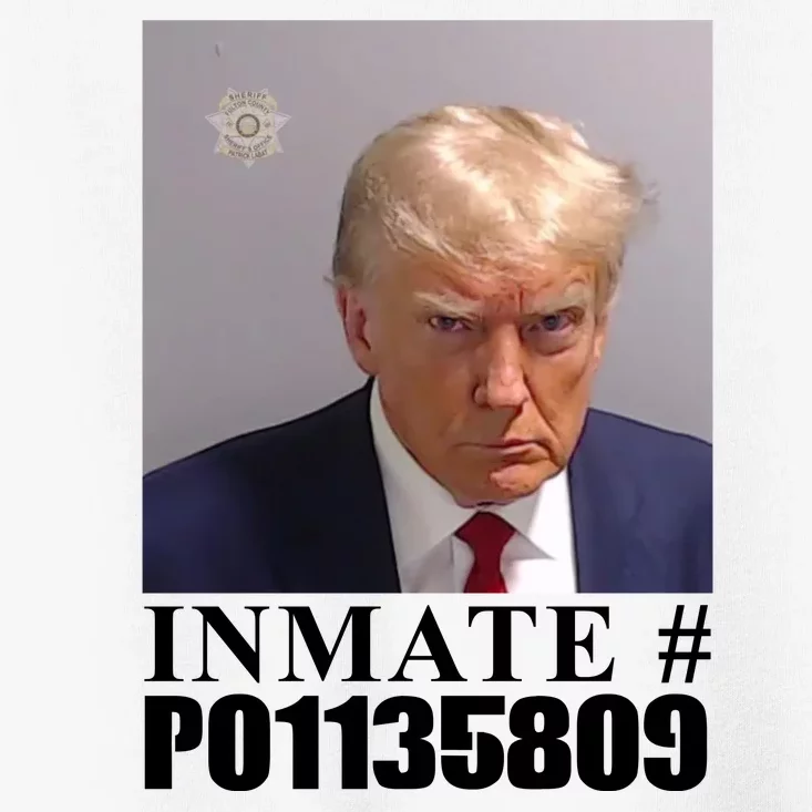 Inmate Number Donald Trump Mugshot Toddler T-Shirt