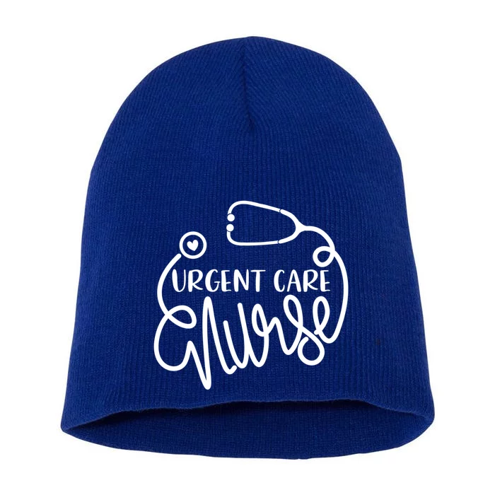 Icu Nursing Departt Registered Nurse Urgent Care Nurse Funny Gift Short Acrylic Beanie