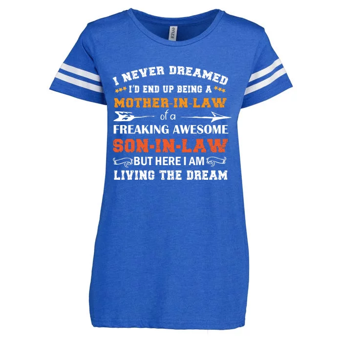 I Never Dreamed Mother In Law T Enza Ladies Jersey Football T-Shirt