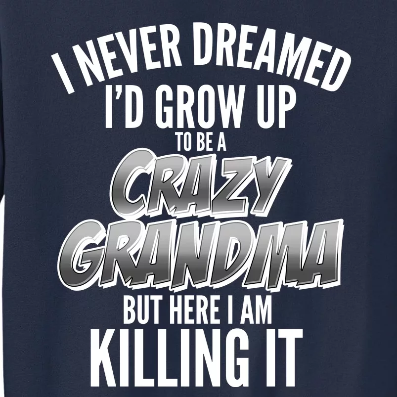 I Never Dreamed I'd Grow Up To Be A Crazy Grandma Sweatshirt