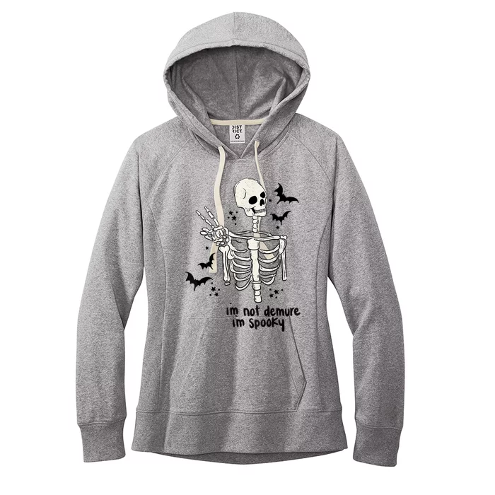 IM Not Demure IM Spooky Women's Fleece Hoodie